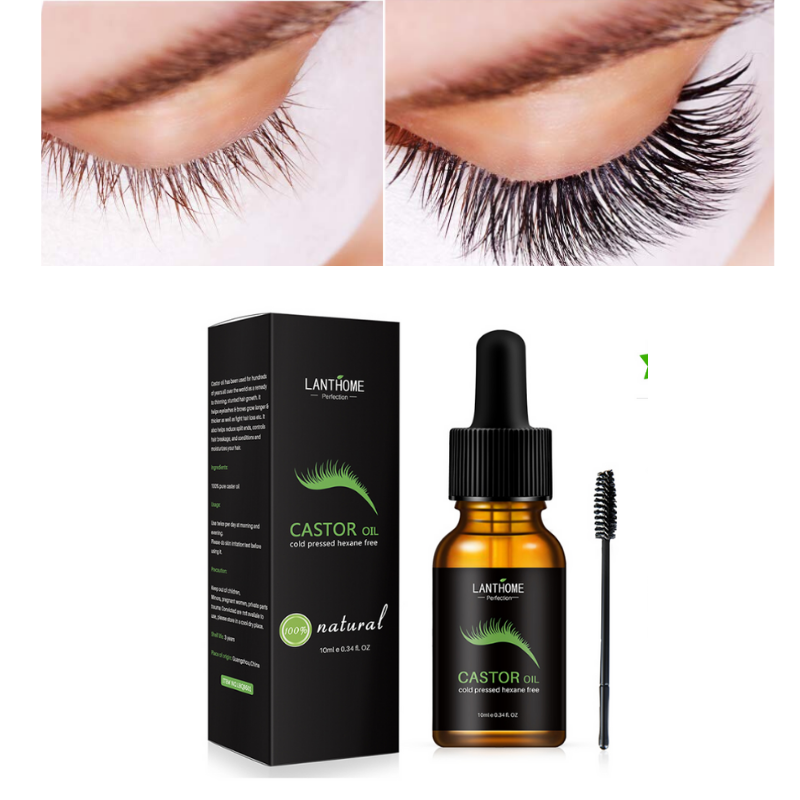 Castor Oil Eyebrow Eyelash Growth Serum
