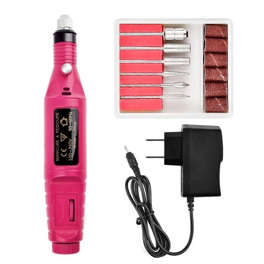 Professional Electric Nail Drill (Pink)